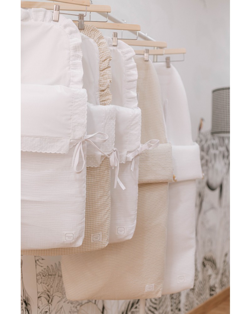 Saco silla vichy beige universal