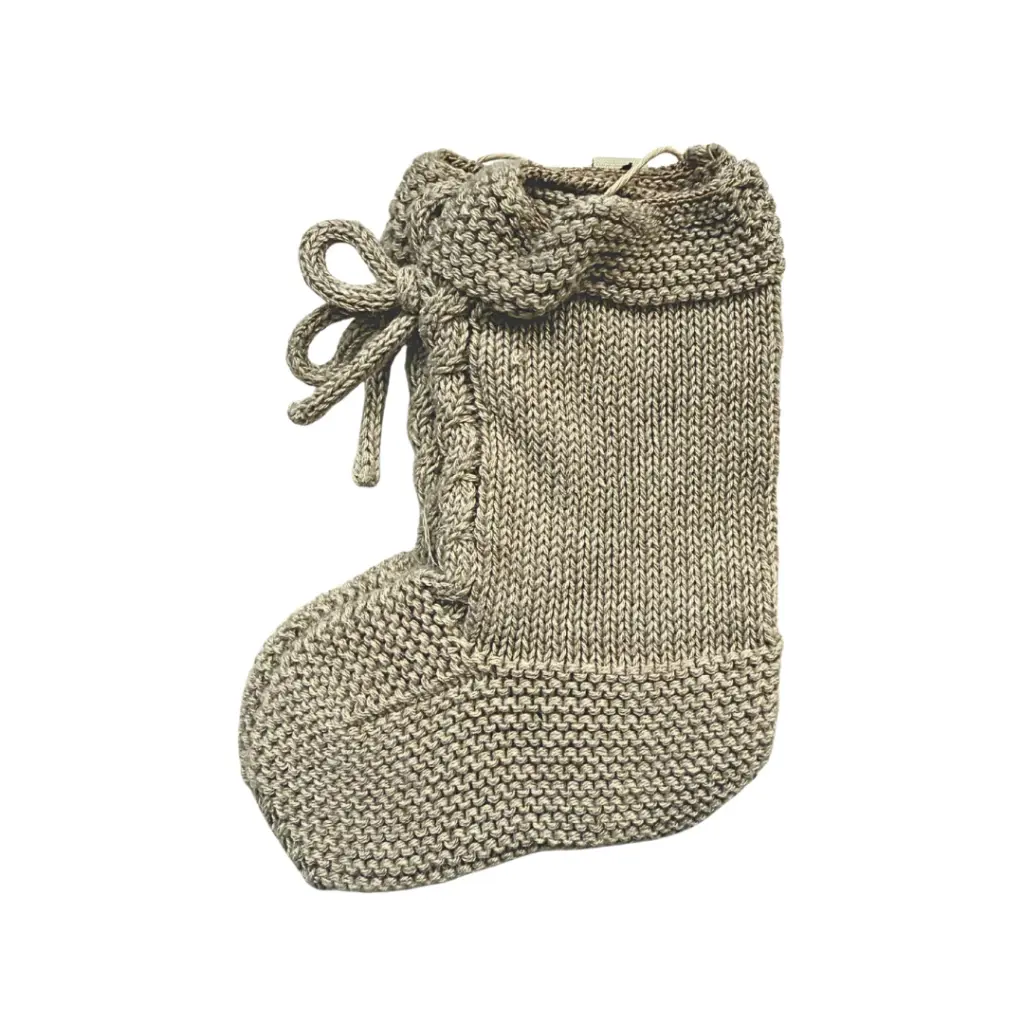 Patucos punto beige
