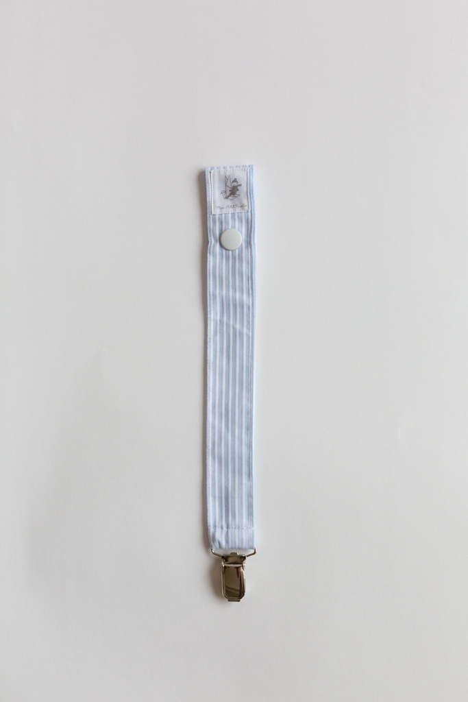 Chupetero clasic rayas azul