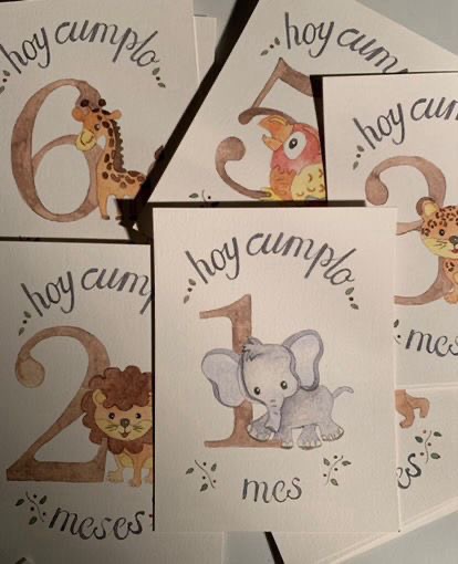 Tarjetas cumplemeses 