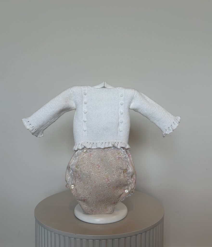 Cubrepañal con tira bordada | Florencia 