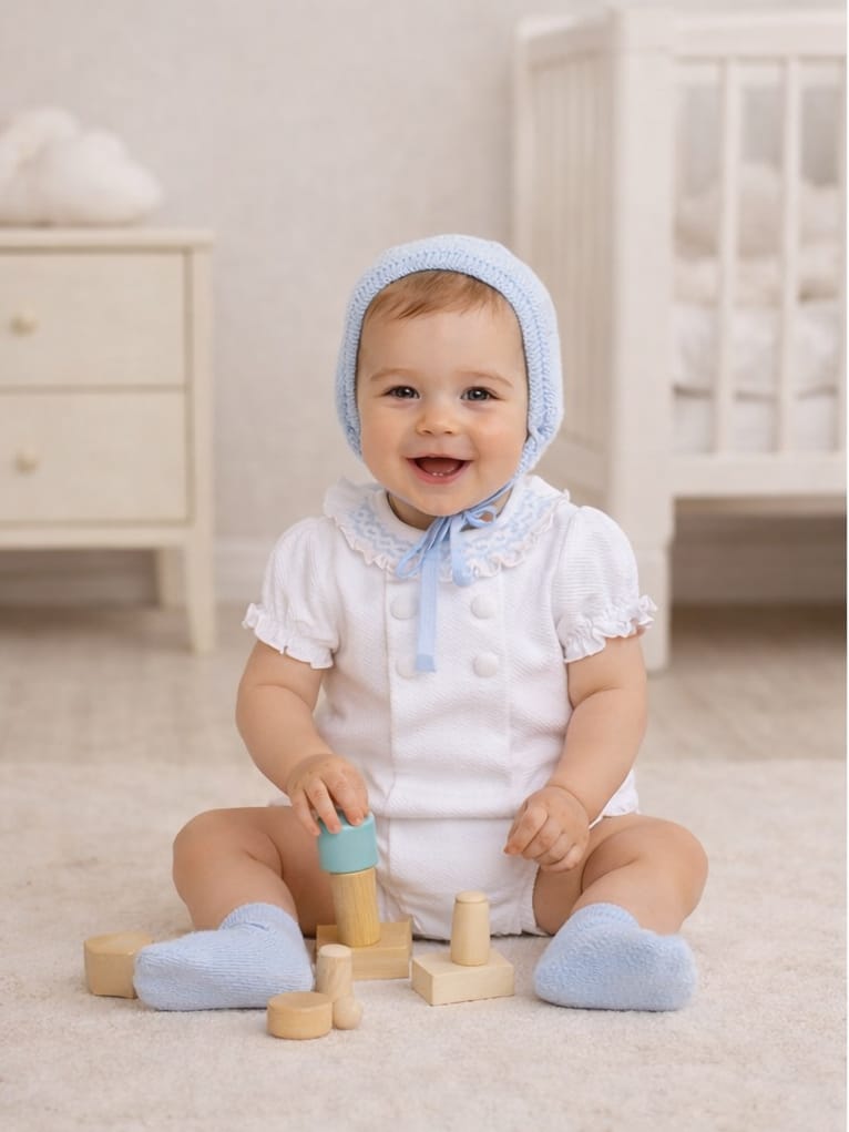 PELELE CAPRI PIQUÉ BLANCO