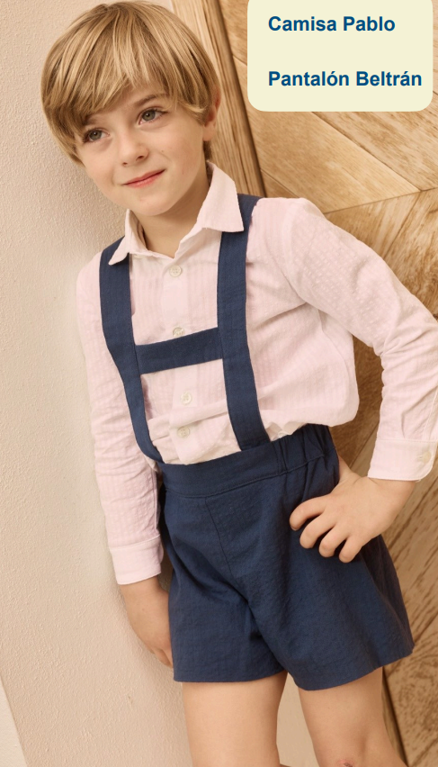 PANTALÓN BELTRAN NAVY LISO