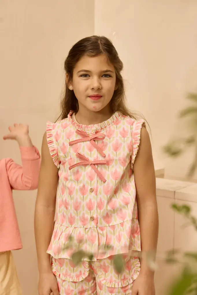 CONJUNTO BLUSA PANTALÓN TULIPÁN