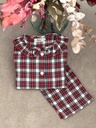 Pijama Paris Tartan Rojo 