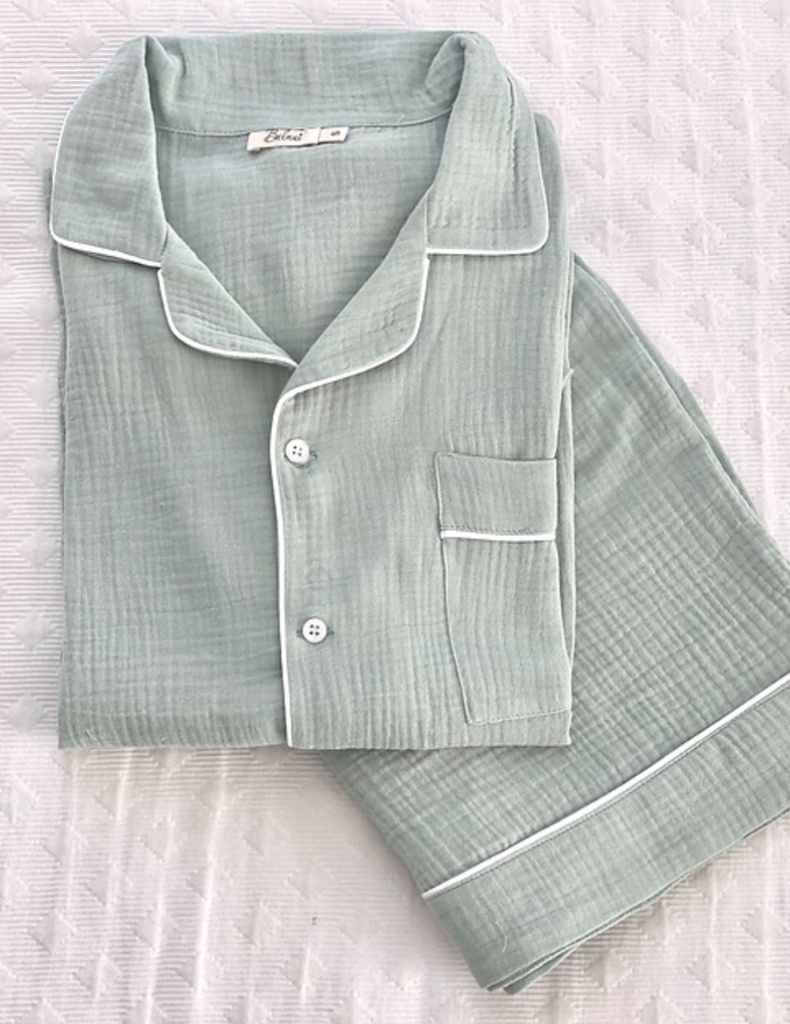 Pijama niño dandy verde 