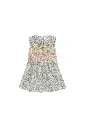 VESTIDO SMOCK TRES FLORES 
