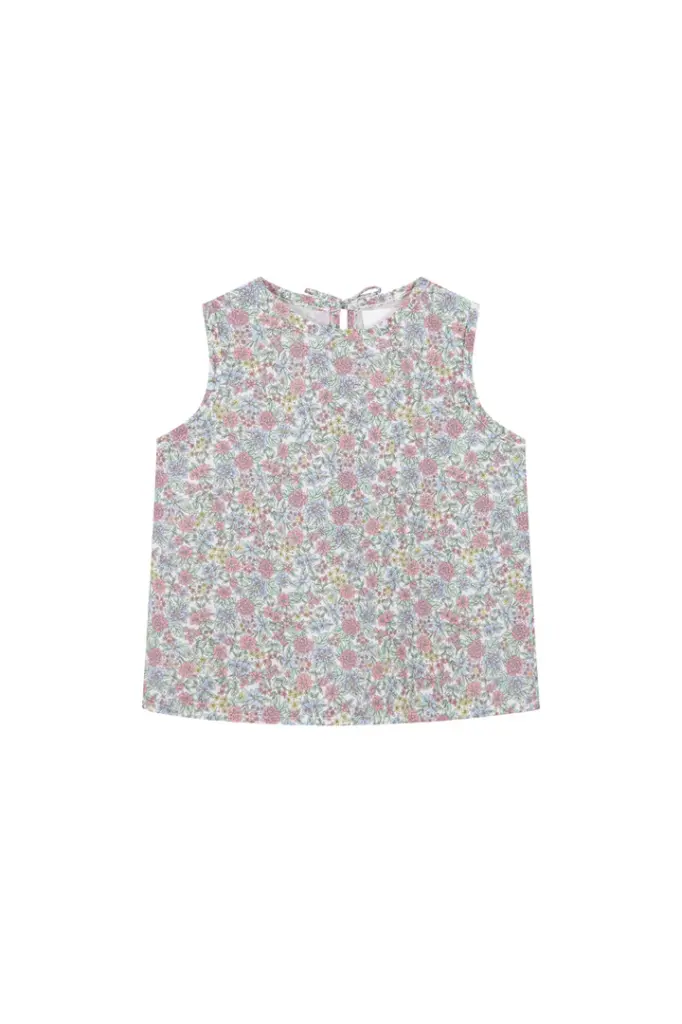 Blusa lazadas flores colores 