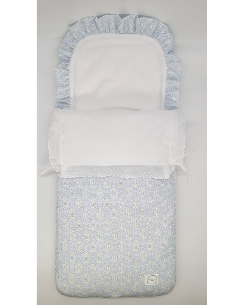 Saco capazo con relleno extraible Lantana azul