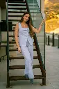 Pantalón rayas mujer 