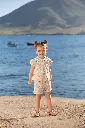 Blusa manga corte flores Lirola 