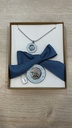 Pack oferta medallón cuna + medalla madre azul