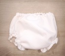 Cubrepañal piqué blanco sombaby