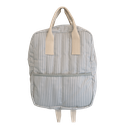 Mochila infantil cuadrada raya mint 