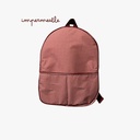  Mochila infantil impermeable vichy granate