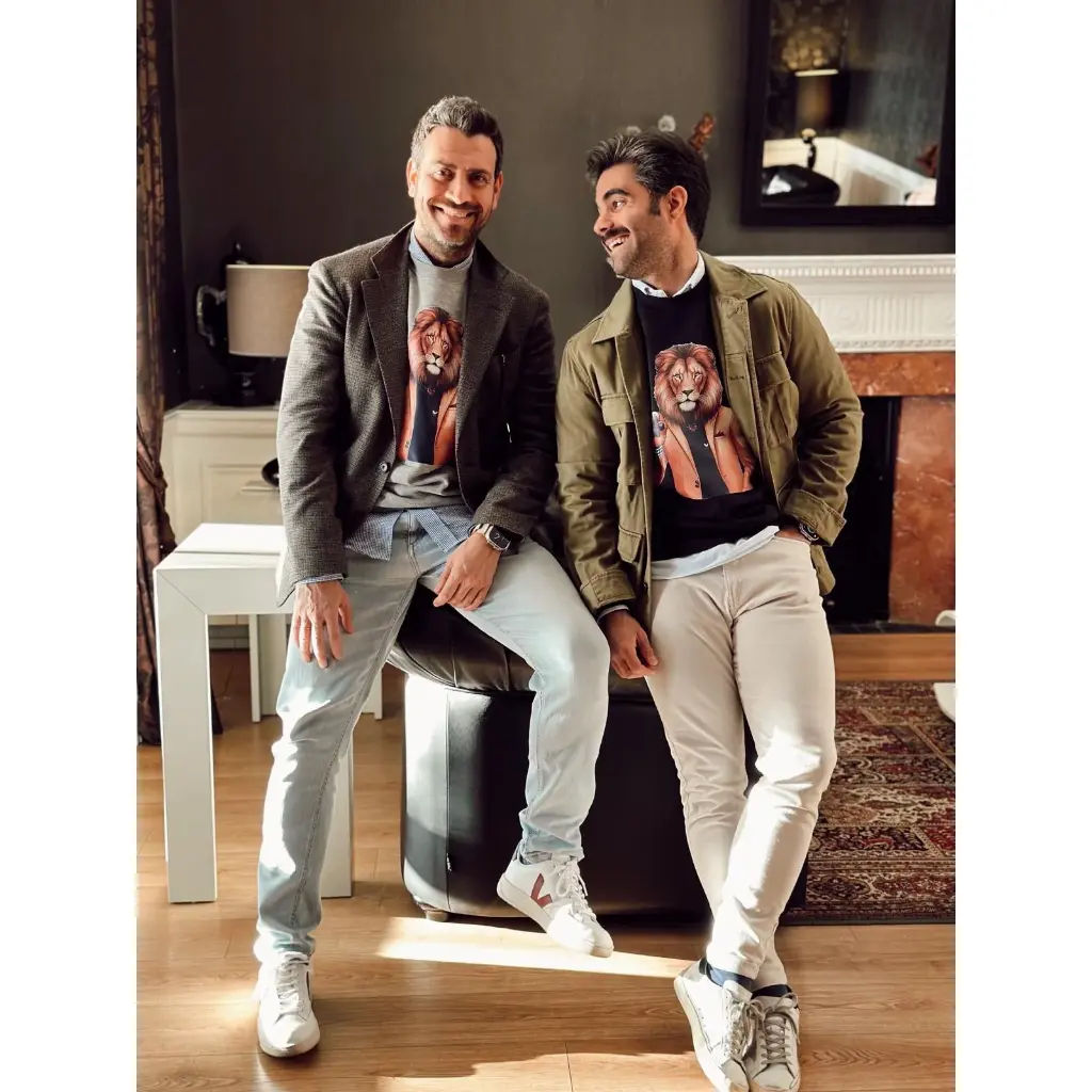 Sudadera León Papá Marino 