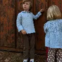 PANTALÓN RECTO MICROPANA NIÑO CACAO