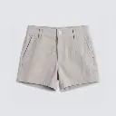Pantalón corto sarga beige