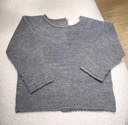 Jersey liso invierno gris oscuro