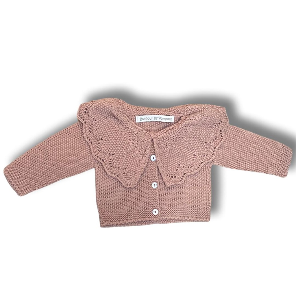 Rebeca Jersey Cuello Rosa 