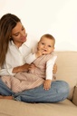 Saco de dormir bebé - Navy and Pink Stripes - TOG 2.5