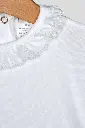 Body manga larga cuello bordado pequeño